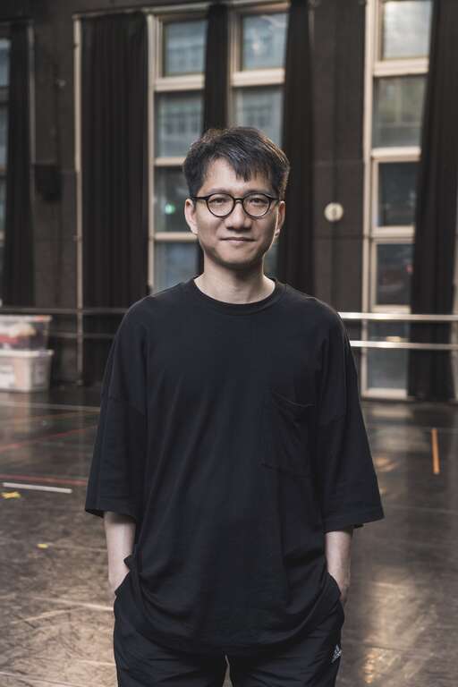 楊景翔，「楊景翔演劇團」創立者。師從賴聲川、Lissa Tyler Renaud， 曾任台灣藝術大學客座助理教授、TVBS 戲劇中心編劇統籌。(攝影／陳至誠)