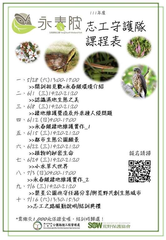 永春陂志工課程表