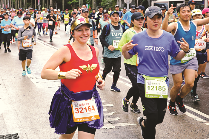 Taipei Marathon, the city-organized international sports event, attracts runners from all over the world to participate annually. (Photo/Department of Information and Tourism, Taipei City Government)