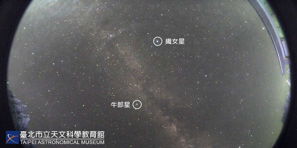 夏季银河七夕(图片来源：台北市立天文科学教育馆)