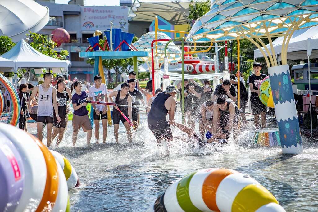 小小水乐园例假日开放一般民众游玩(图片来源：台北大众捷运股份有限公司)