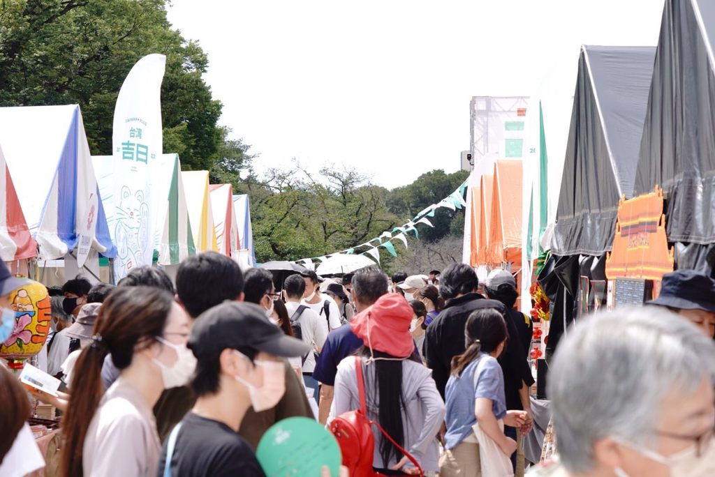 Taiwan_Plus現場人潮湧現，可見日本民眾對臺灣的喜愛