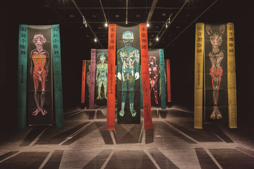 从《亚洲当代艺术同志议题展——光合作用》的作品可见艺术家如何将想法转化为吸睛的视觉形式，藉以传达理念。(图－胡氏艺术)