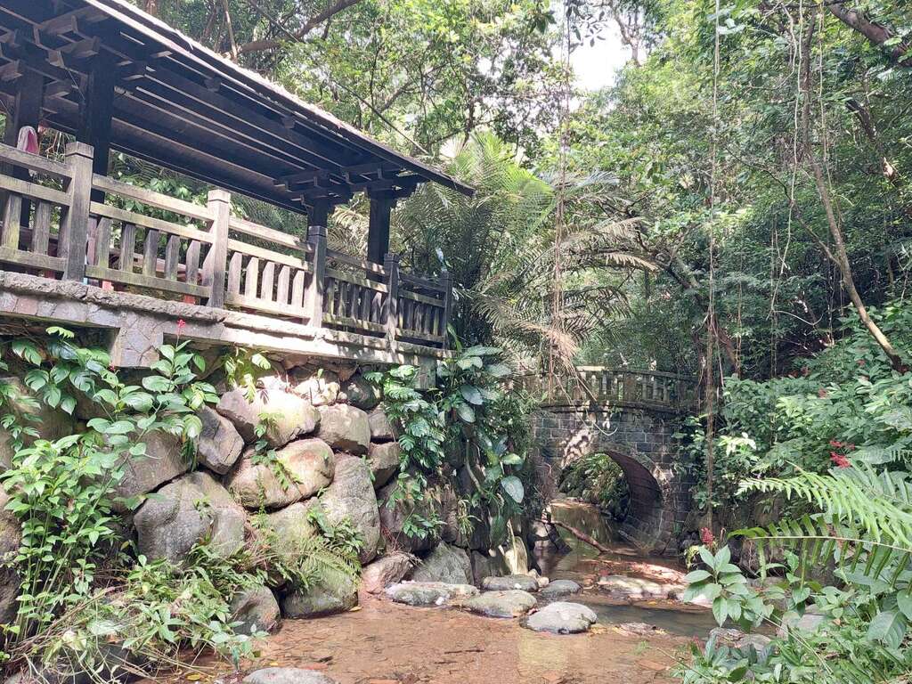虎山溪风景-虎啸亭(图片来源：台北市政府工务局大地工程处)