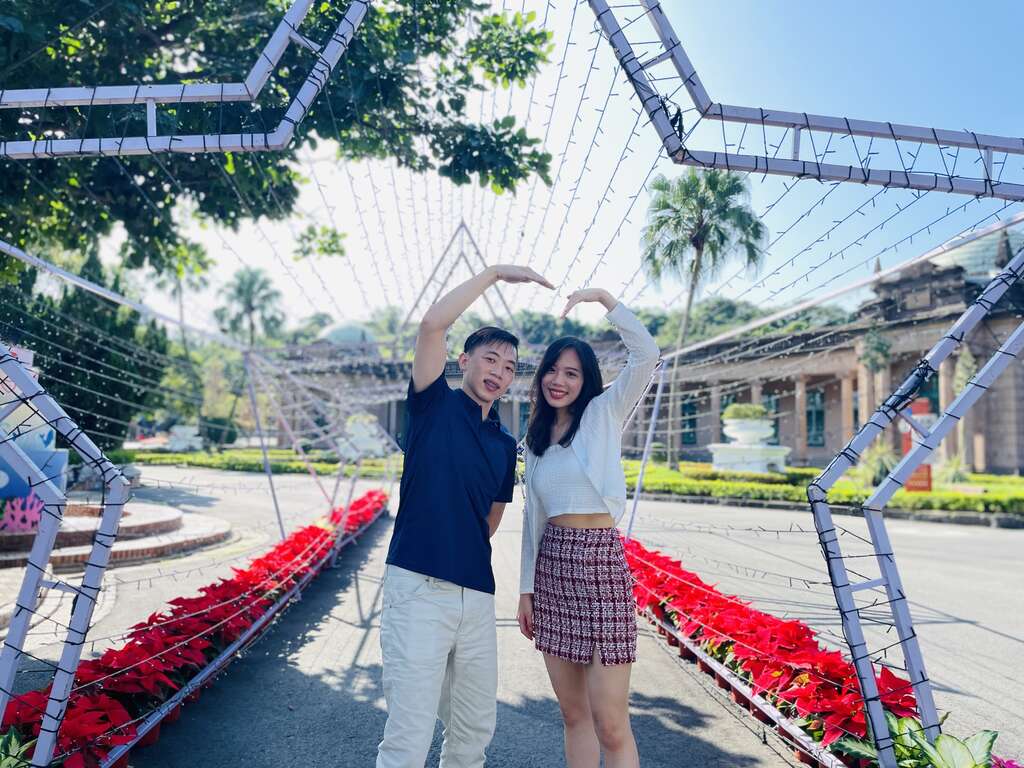 公馆圣诞季独特造型灯饰(图片来源：台北自来水事业处)