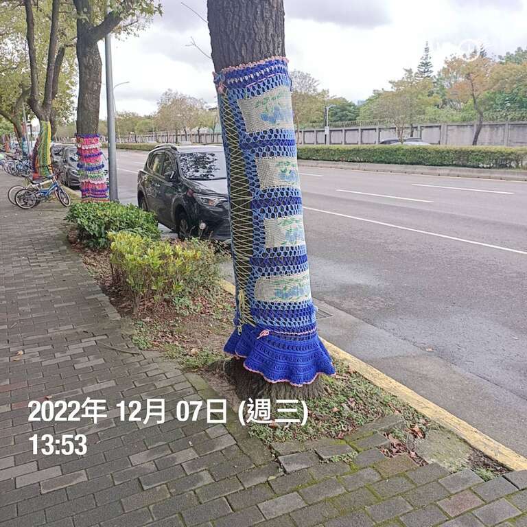 传统编织华丽的图腾(图片来源：台北市政府工务局公园路灯工程管理处)