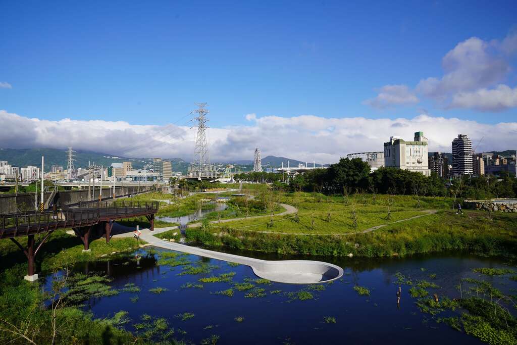 水中步道(图片来源：台北市政府工务局大地工程处)