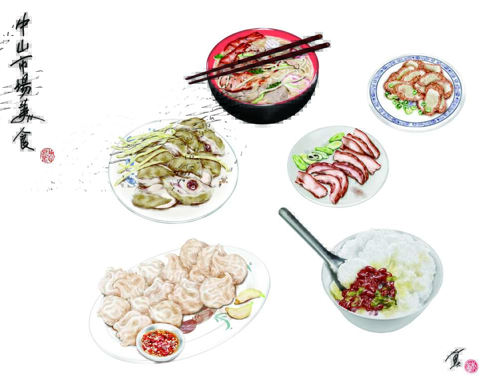 有吃又有得看，來去百年中山市場。（圖／魚夫）