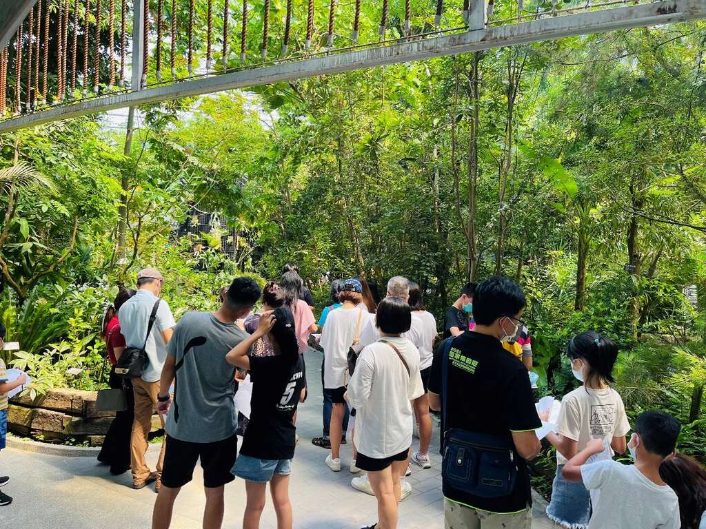 臺北典藏植物園擁有豐富植物資源，並且提供多樣課程及導覽解說服務。(圖片來源：臺北市政府工務局公園路燈工程管理處)
