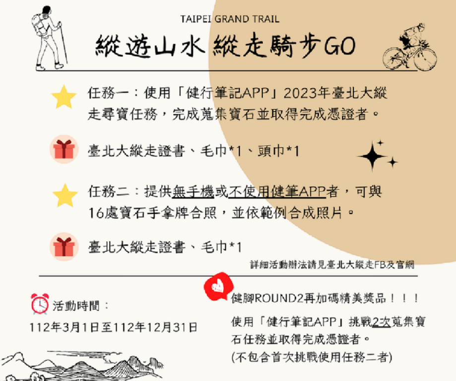 活动办法(图片来源：台北市政府工务局大地工程处)