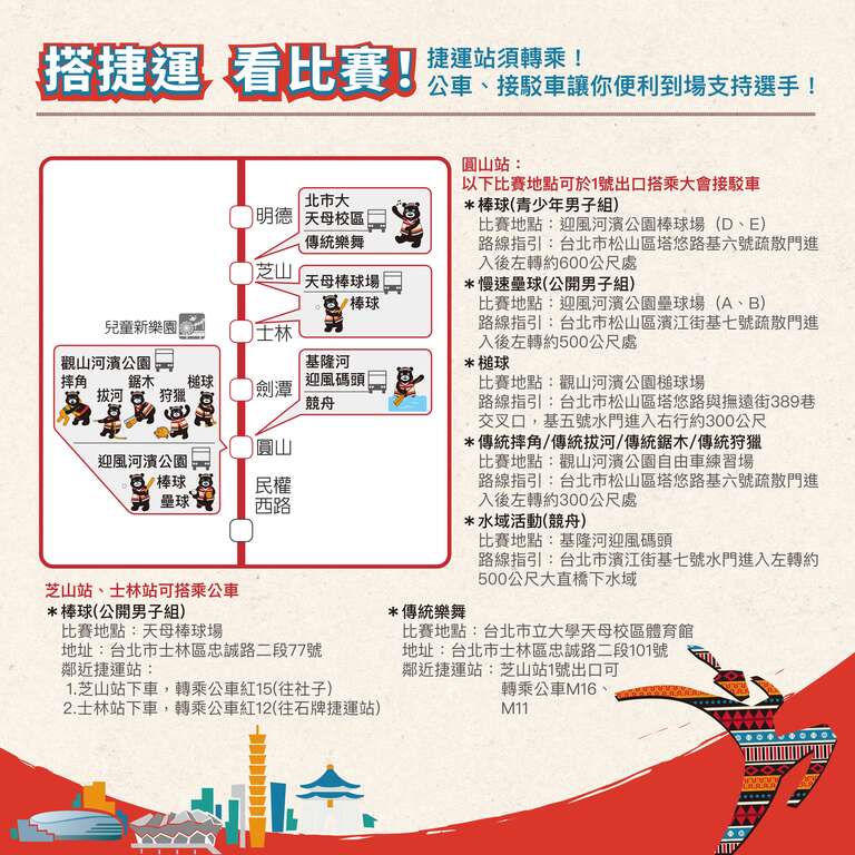接驳-红(图片来源：台北大众捷运股份有限公司)