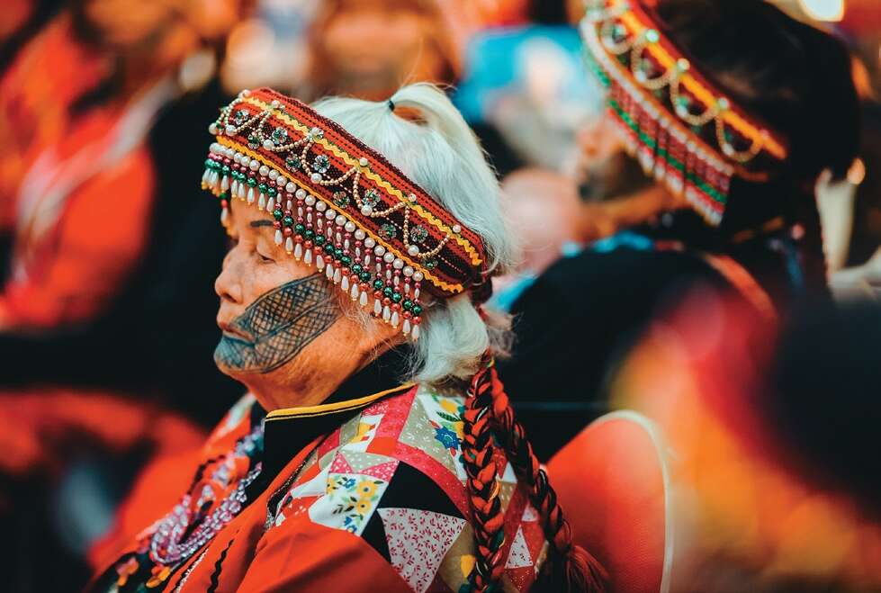 賽德克耆老參與2023年「驚嘆樂舞」活動，希望能為傳統文化的推廣盡一份心力。（攝影／W）