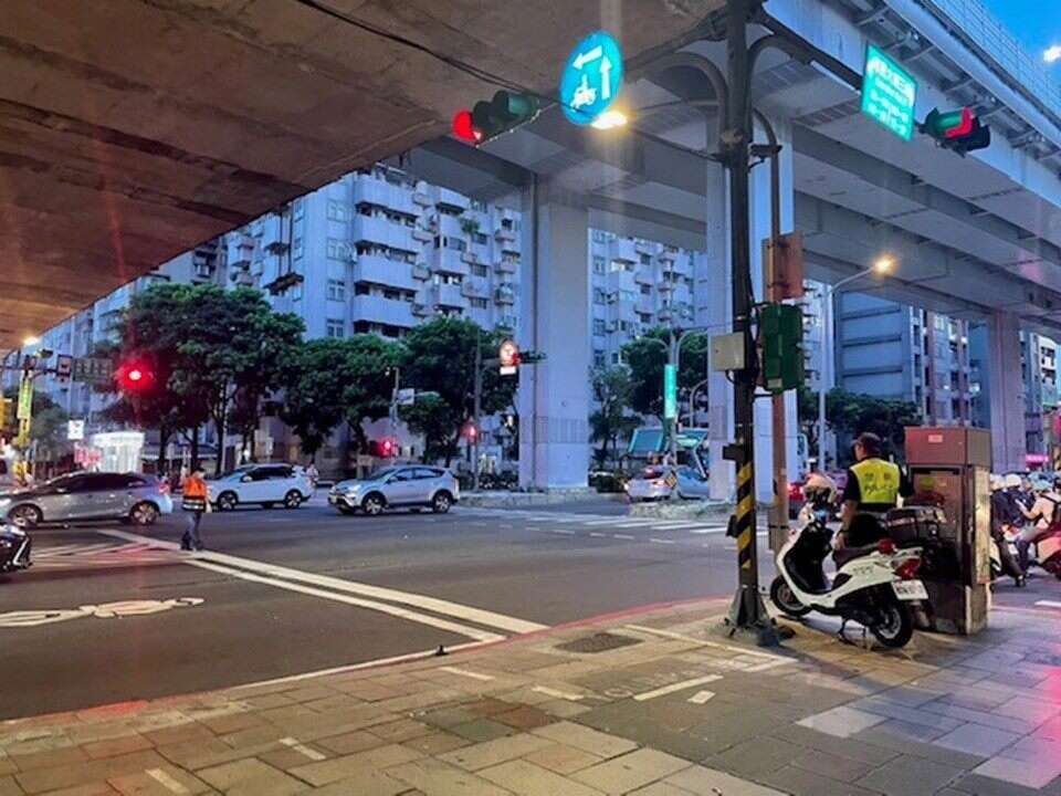 示意图（图片来源：台北市政府警察局交通警察大队）