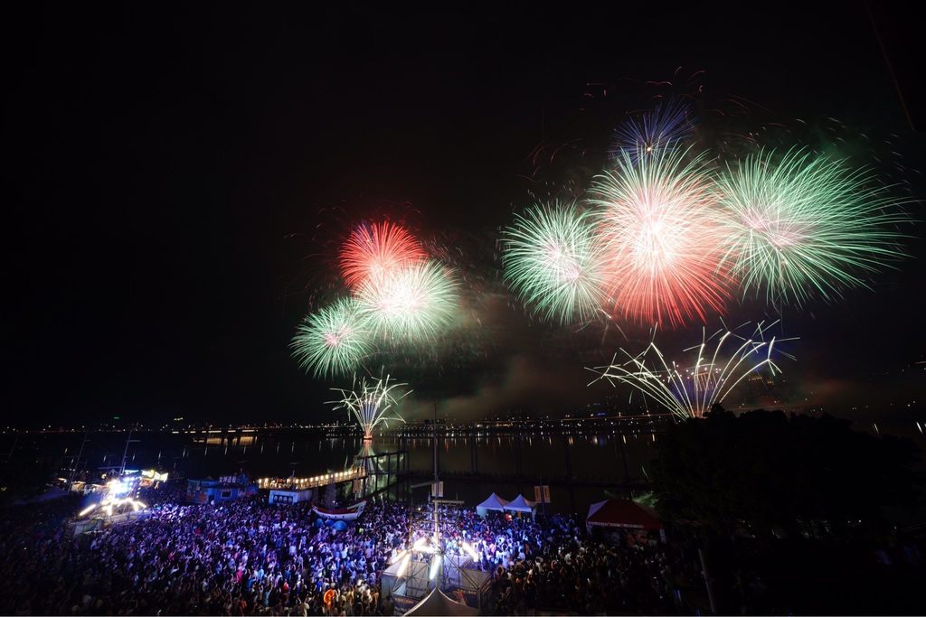 「2023大稻埕夏日节」480秒烟火秀今（20）日压轴登场，吸逾10万人次到场观赏。