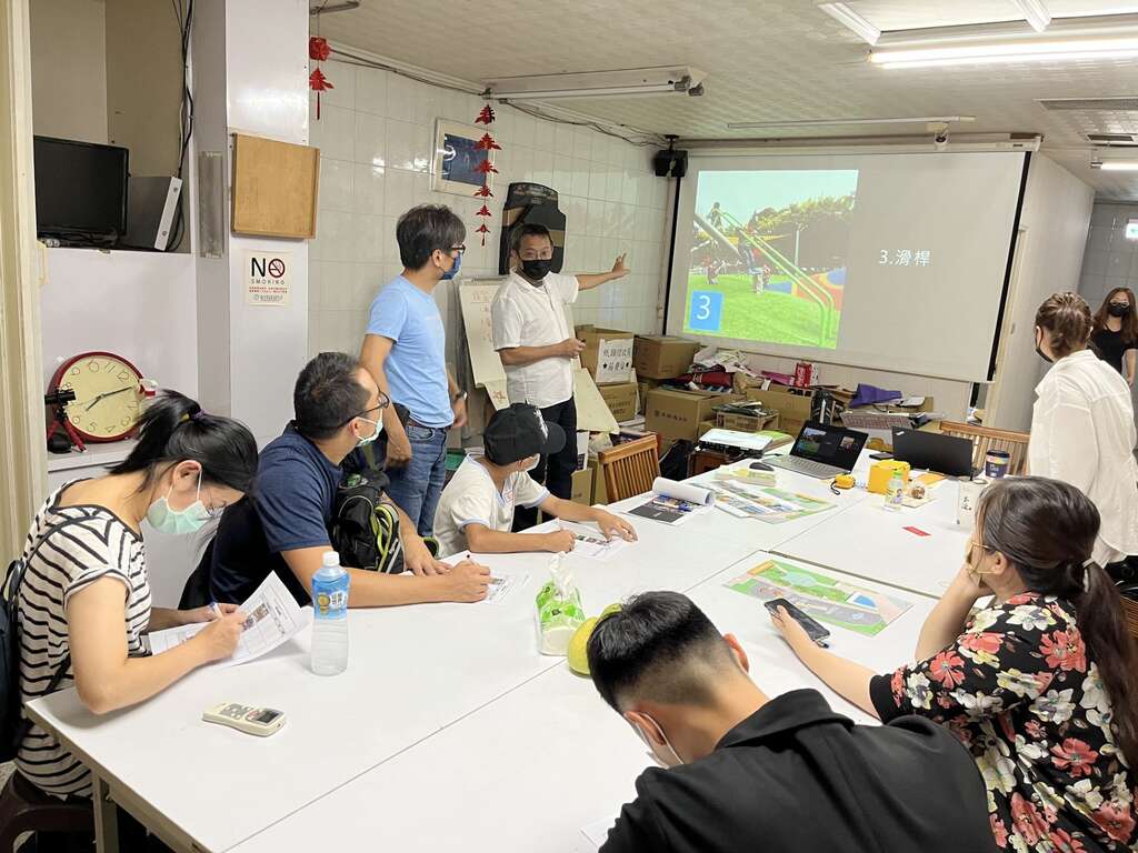 富民生态公园儿童游戏场工作坊(图片来源：台北市政府工务局公园路灯工程管理处)