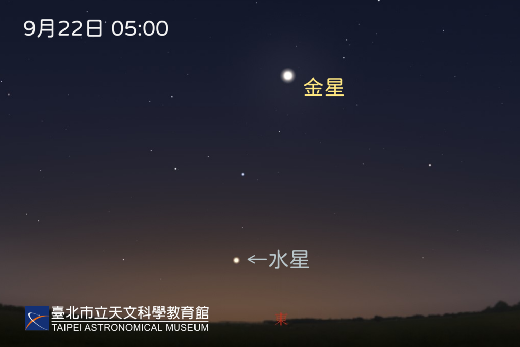 2023年9月22日5时东方低空的模拟画面(图片来源：陈宜婷记者)