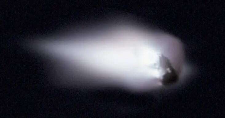 哈雷彗星(图片来源：台北市立天文科学教育馆)