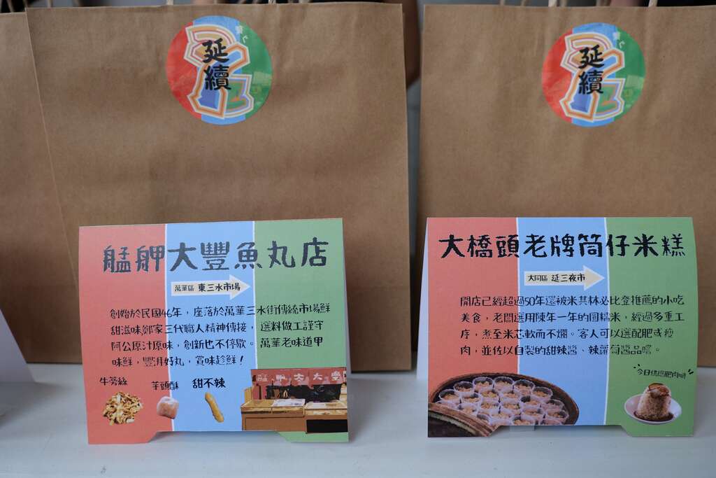 民众实际体验市集美食(图片来源：台北市市场处)
