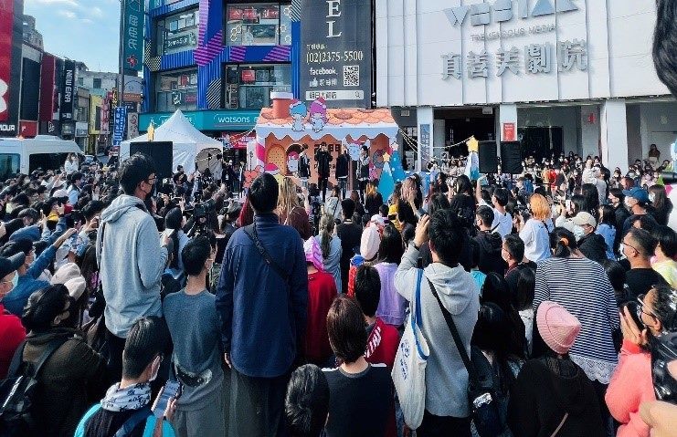 西门PLAY乐购町（台北市商业处提供）。