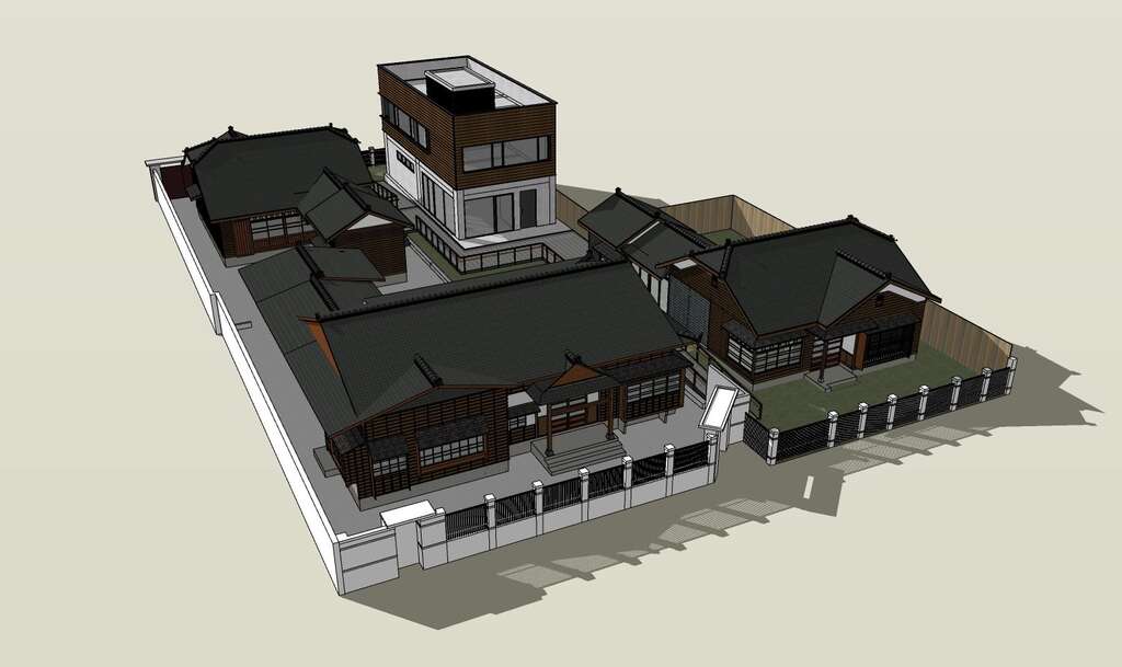 「齊東街53巷11號、13號及金山南路一段30巷12號修復工程」完工願景圖(圖片來源：臺北市政府文化局)
