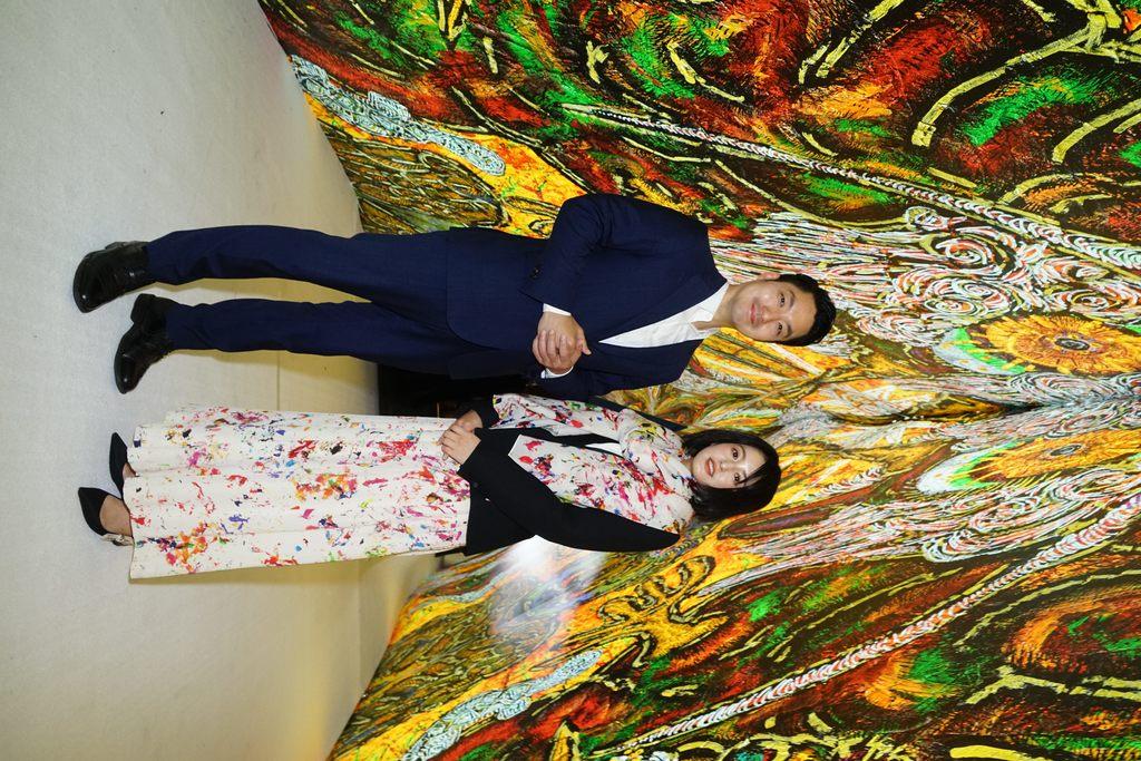 日本艺术家小松美羽非常开心参与台北灯节展出(图片来源：台北市政府观光传播局)