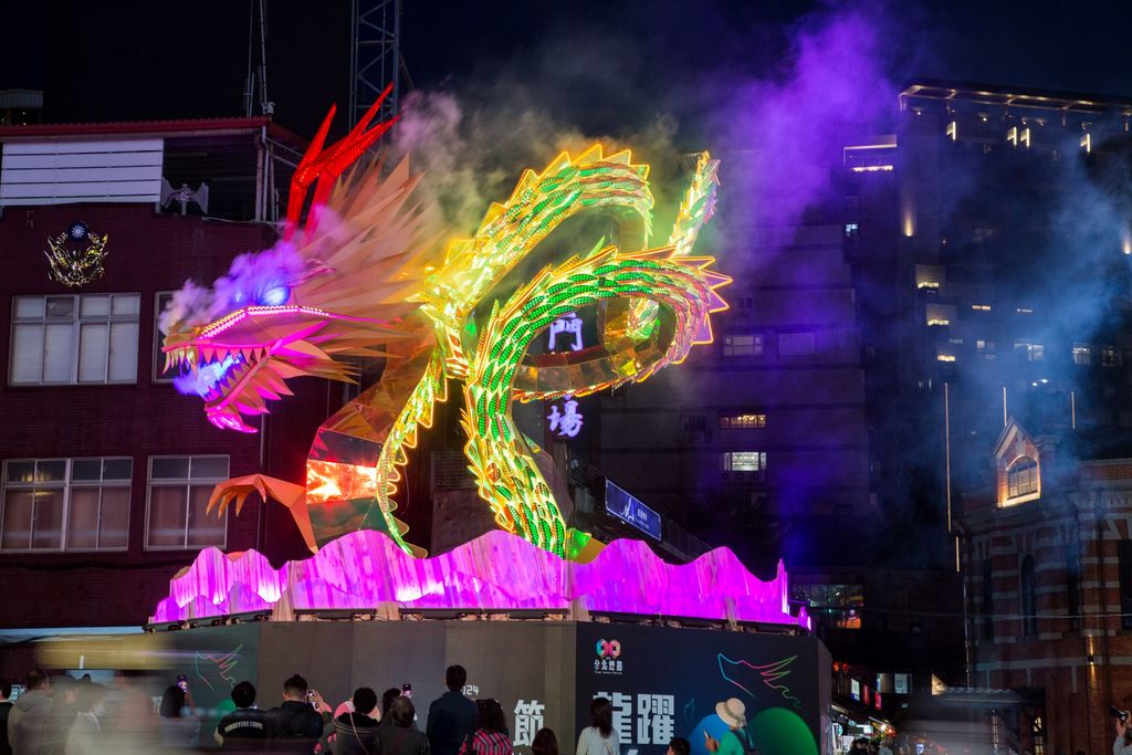 台北灯节「龙跃光城」将於2月17日在台北西区全面开展(图片来源：台北市政府观光传播局)