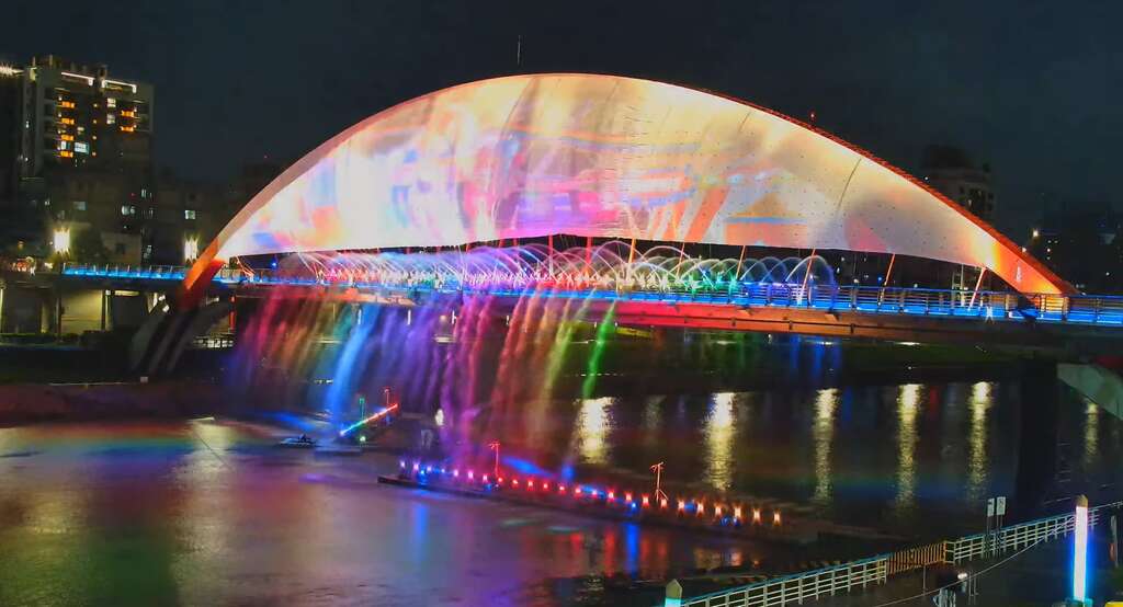 「2024台北水舞嘉年华」活动(图片来源：台北市政府观光传播局)