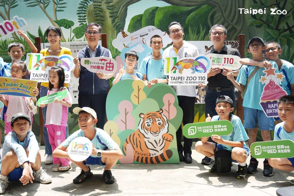 台灣虎航這次也為馬來虎的到來獻上祝福，並持續支持動物園的各項保育工作(圖片來源：臺北市立動物園)