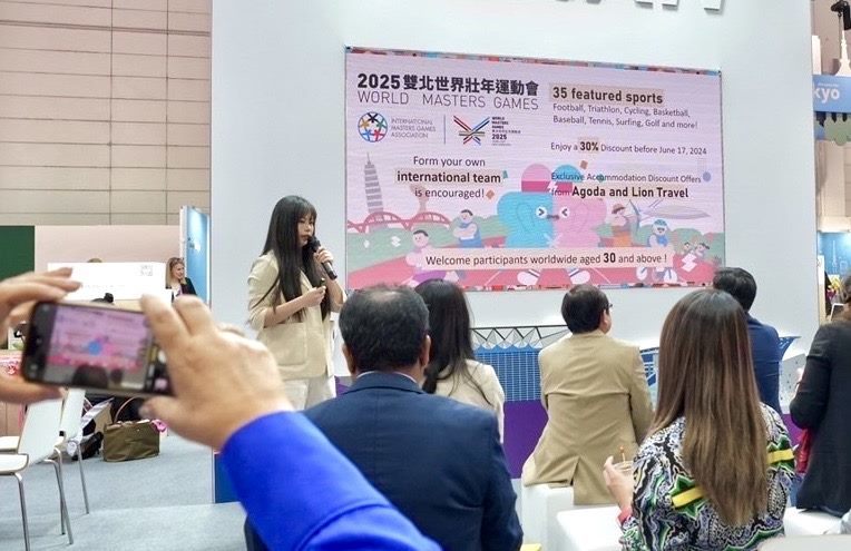 台北市团队向国际买家简报介绍台北的观光与会展资源(图片来源：Meet Taiwan)