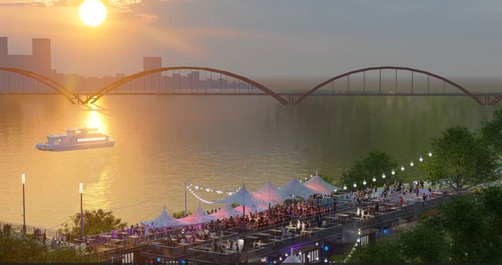 台北河畔新浪漫 關渡碼頭貨櫃市集5月21日盛大開幕(圖片來源：臺北市政府工務局水利工程處)