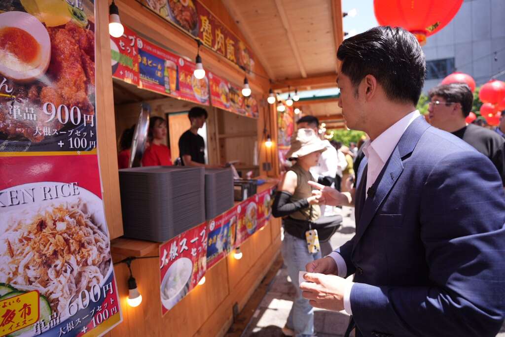 蔣萬安出席東京晴空塔臺灣祭活動(圖片來源：臺北市政府秘書處媒體事務組)