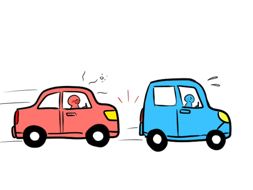 誤判與前車的安全距離