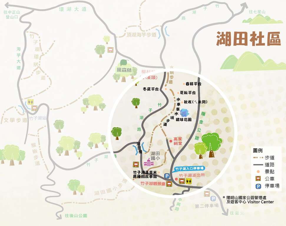 湖田社区地图(图片来源：台北市政府工务局大地工程处)