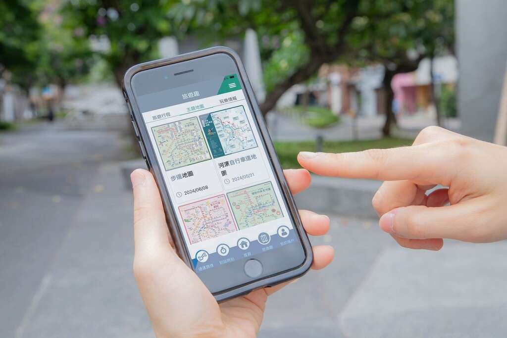 「台北捷運Go」App「旅遊趣」中持續推出各項「主題地圖」(圖片來源：臺北大眾捷運股份有限公司)