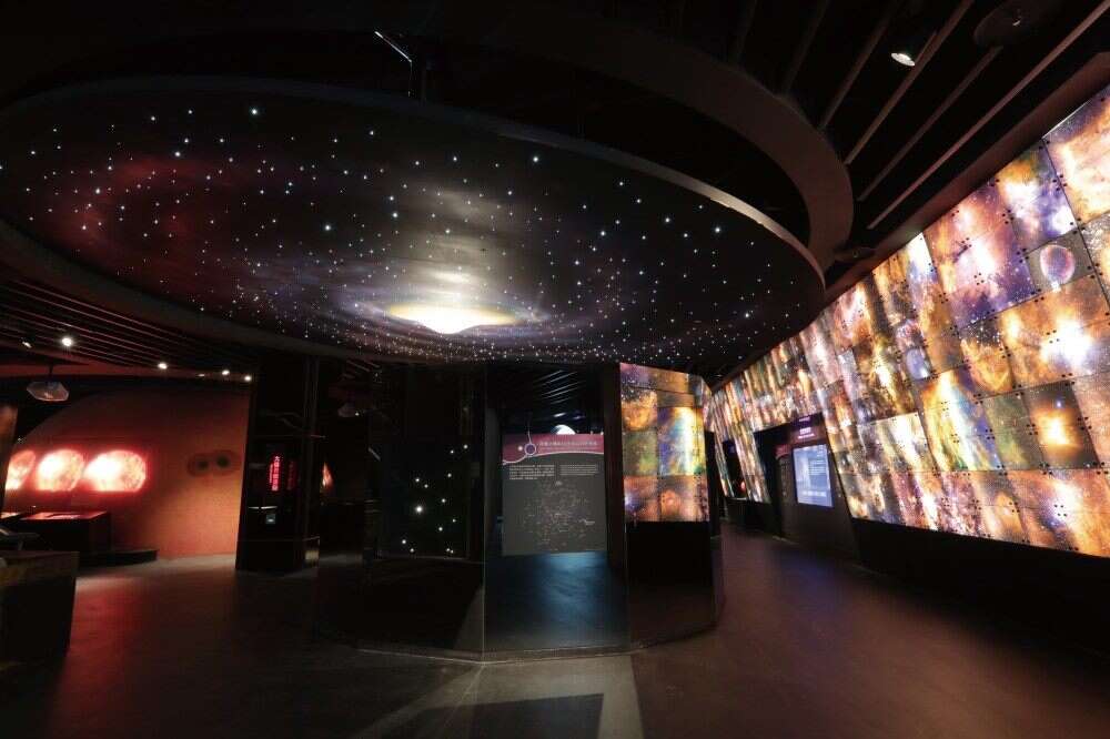 展示场(图片来源：台北市立天文科学教育馆)