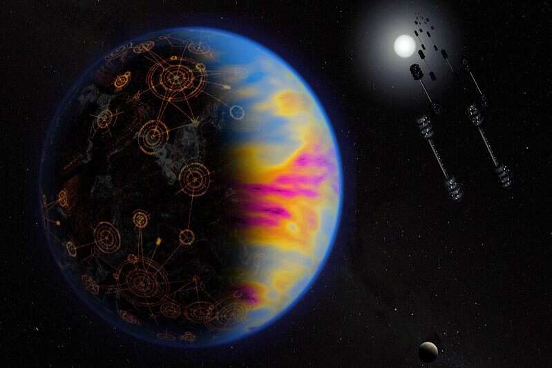 系外行星假想图(图片来源：台北市立天文科学教育馆)