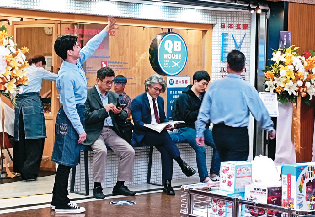 《本日公休》（2023）工作照，攝於中山地下街。
