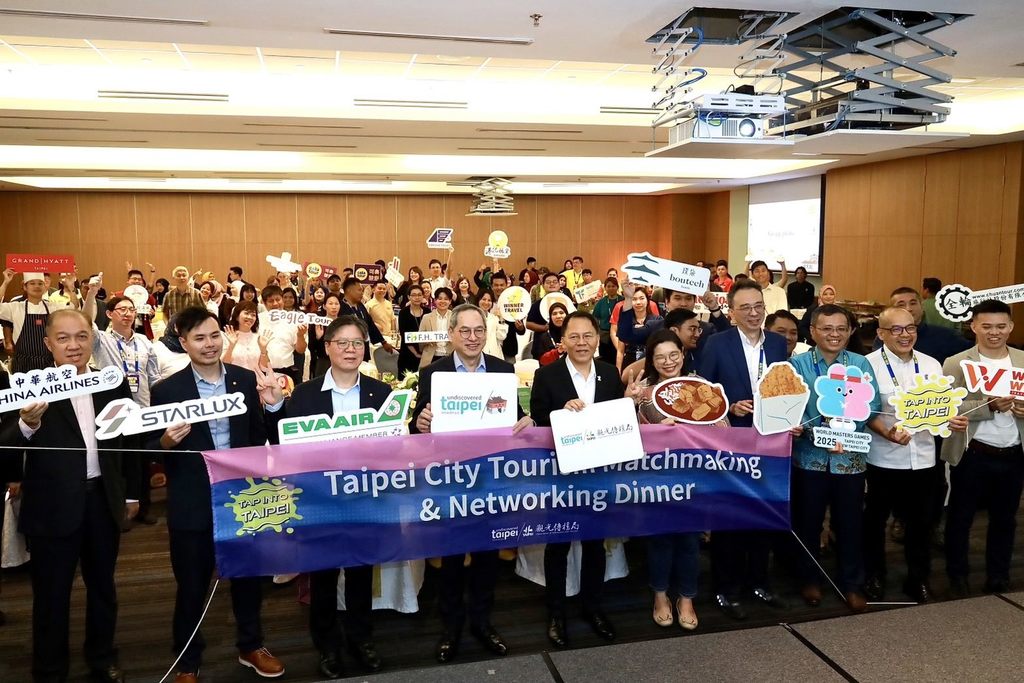台北市政府观传局局长王秋冬率台北业者到马来西亚与当地业者媒合交流(图片来源：台北市政府观光传播局)