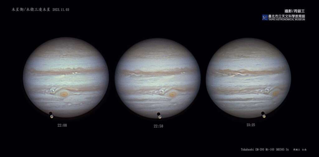 天文馆12月主题导览介绍木星冲与冬至。(图片来源：台北市立天文科学教育馆)