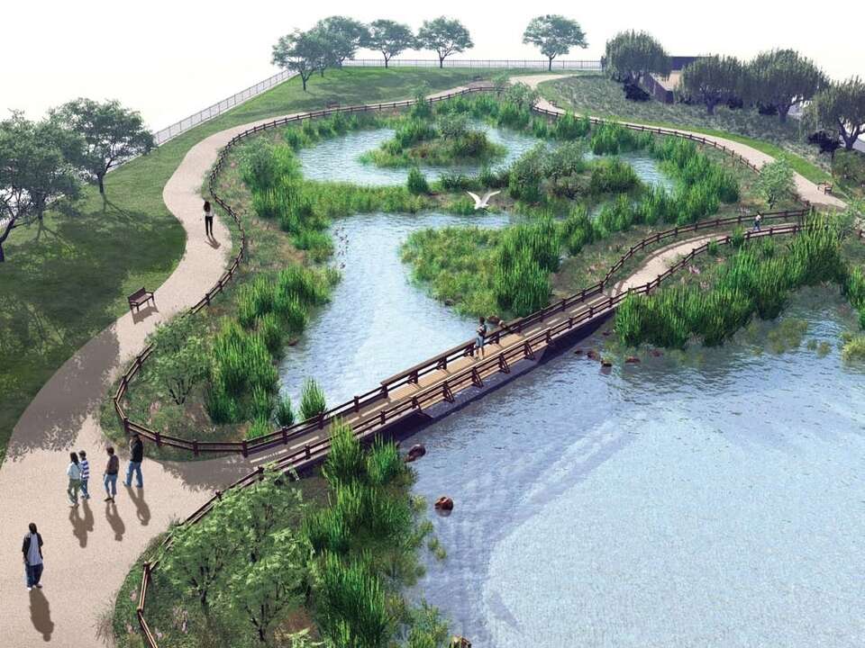 南港公园更新规划示意图