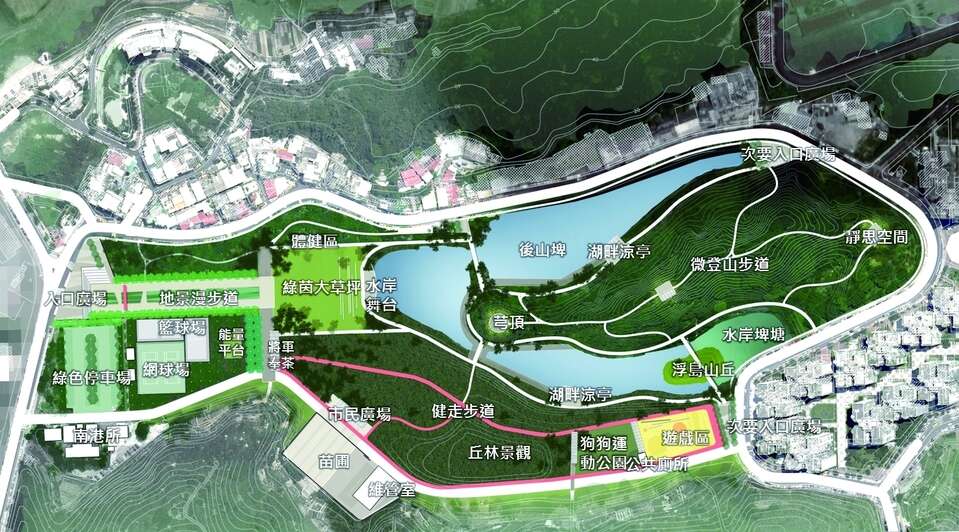 62号公园湿地模拟图