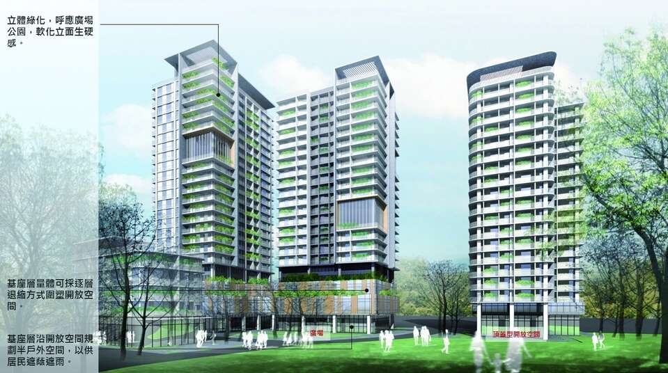 东明公共住宅社区模拟示意图