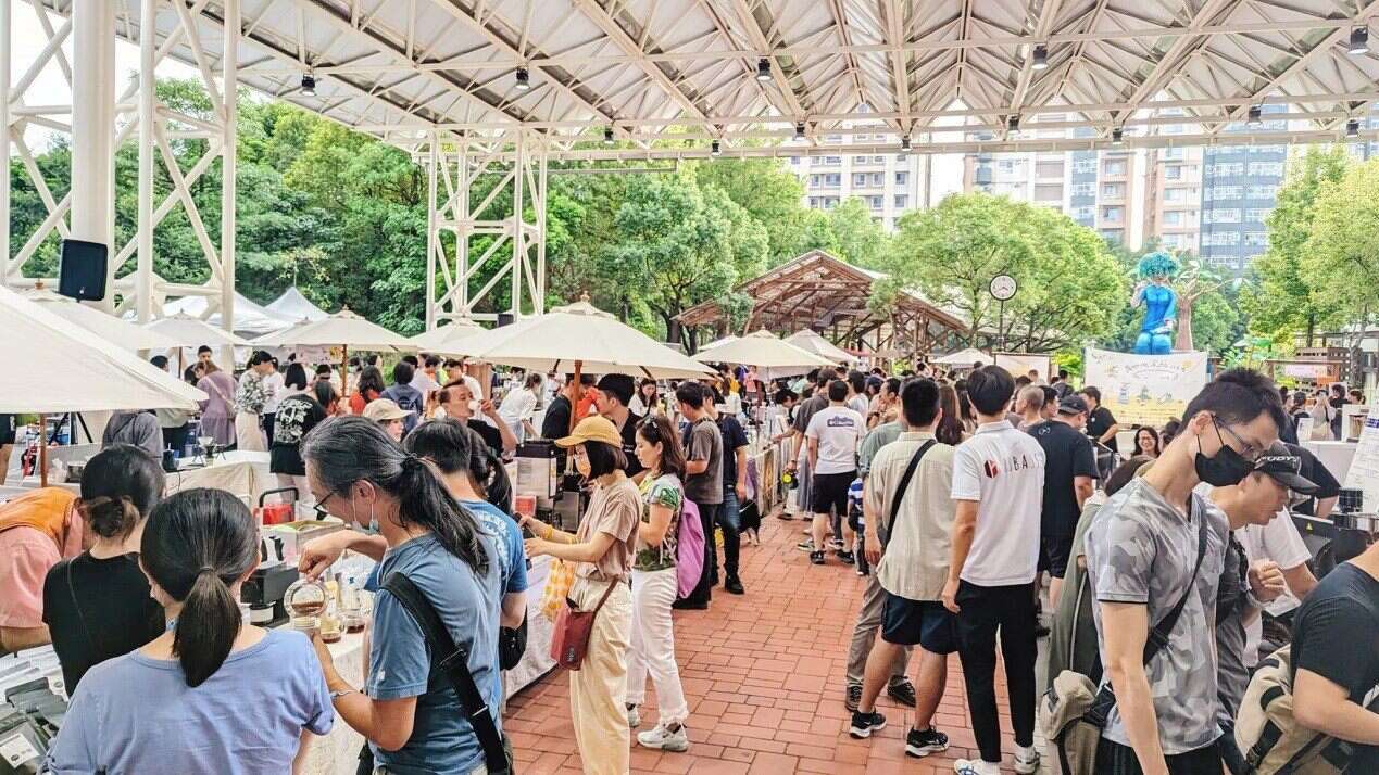 春天来寮微酵野餐市集(图片来源：台北市政府客家事务委员会)