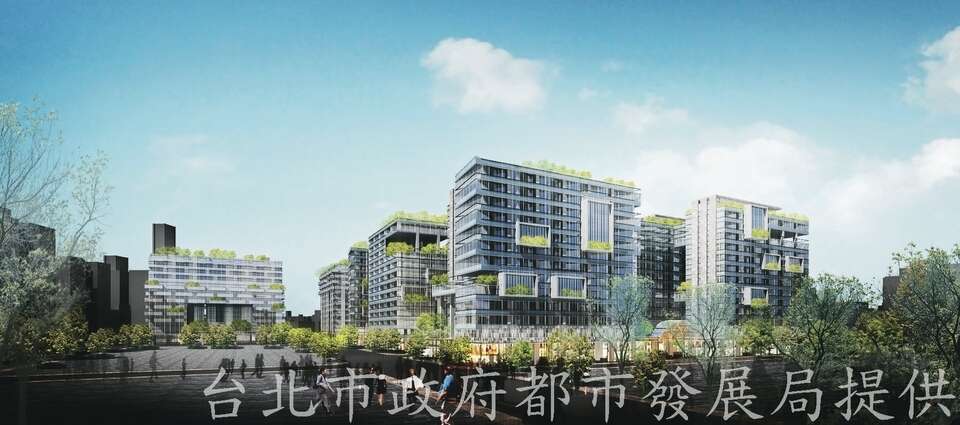 南機場整宅公辦都更後之模擬圖