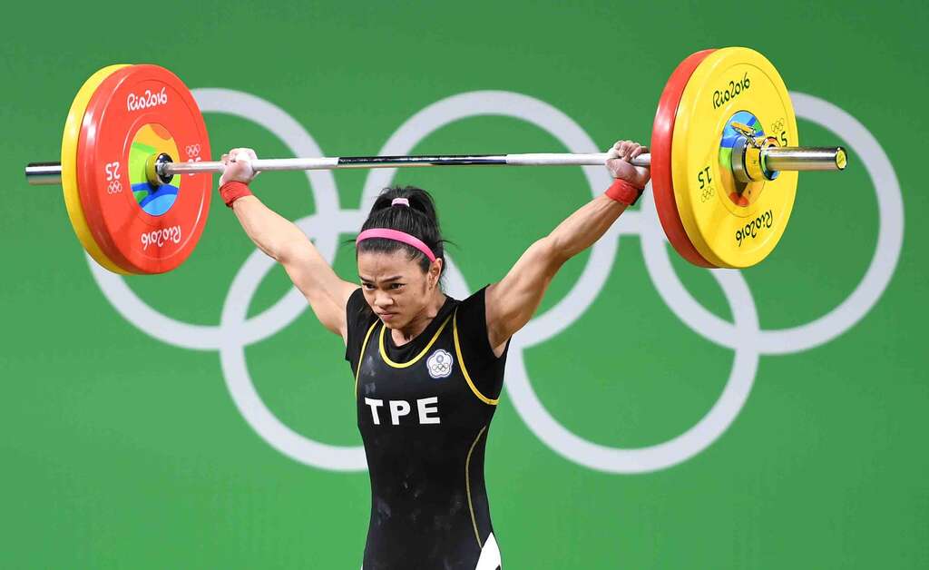 许淑净在2016里约奥运举出金牌的好成绩。（图／中央通讯社提供，张新伟摄）