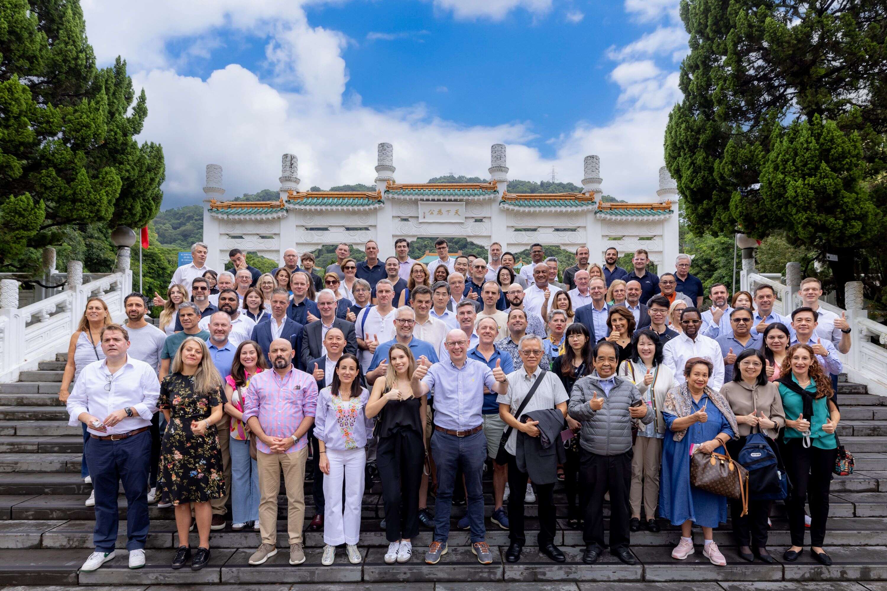 Interlaw 2024 Annual General Meeting与会者参观故宫(图片来源：台北市政府观光传播局)