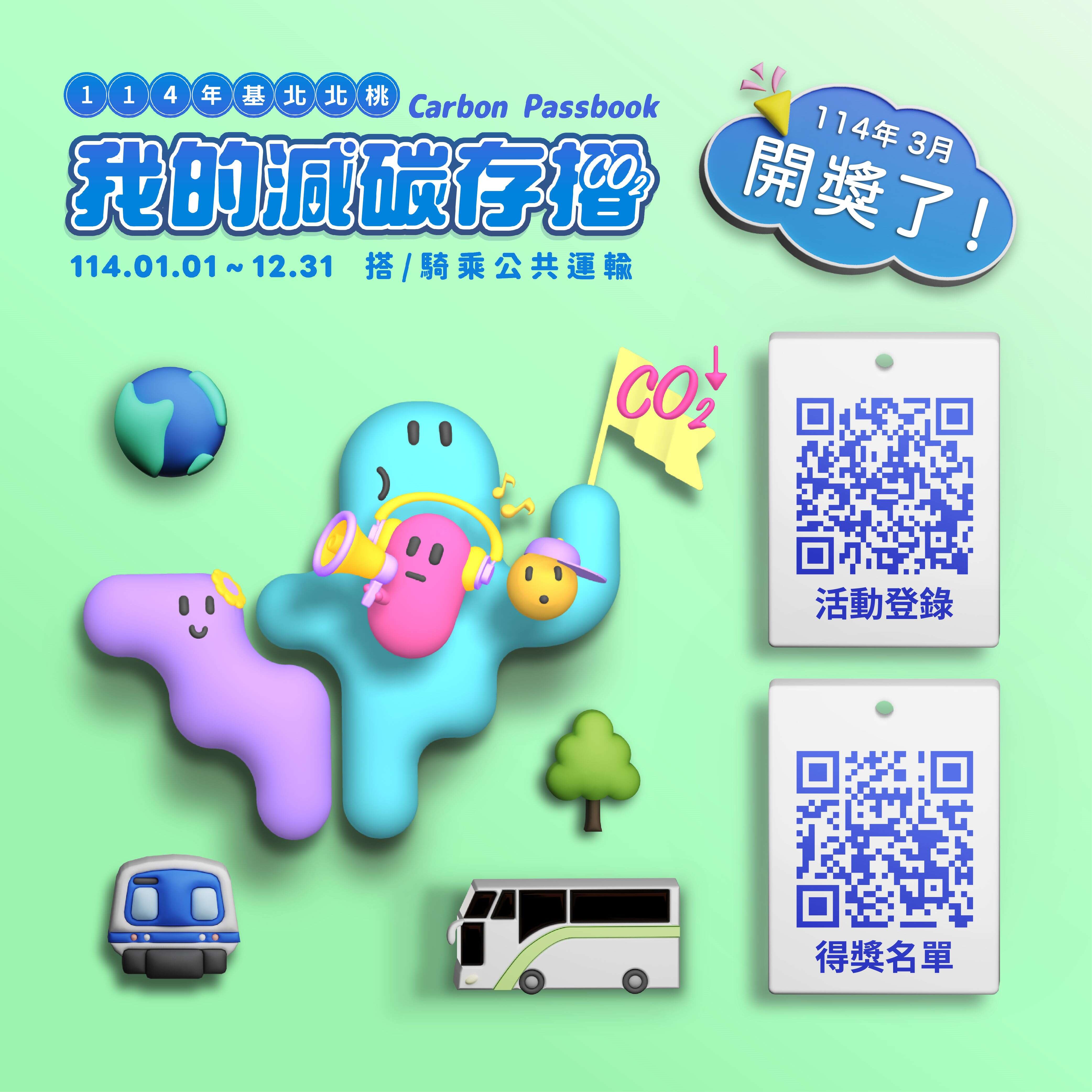 3月得獎公告(圖片來源：臺北市公共運輸處)