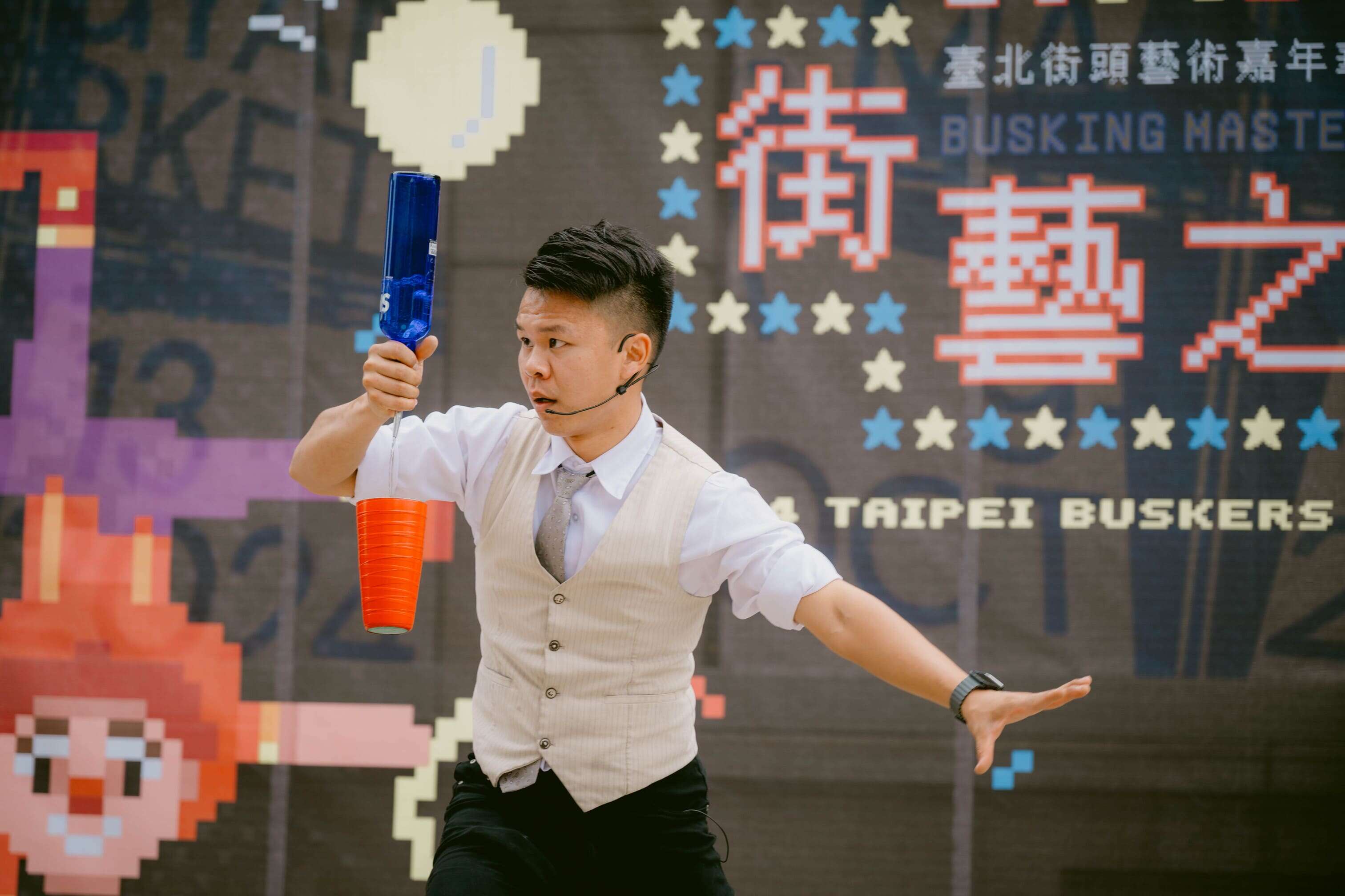 2024台北街艺之星梁嘉仁(图片来源：台北市政府文化局)