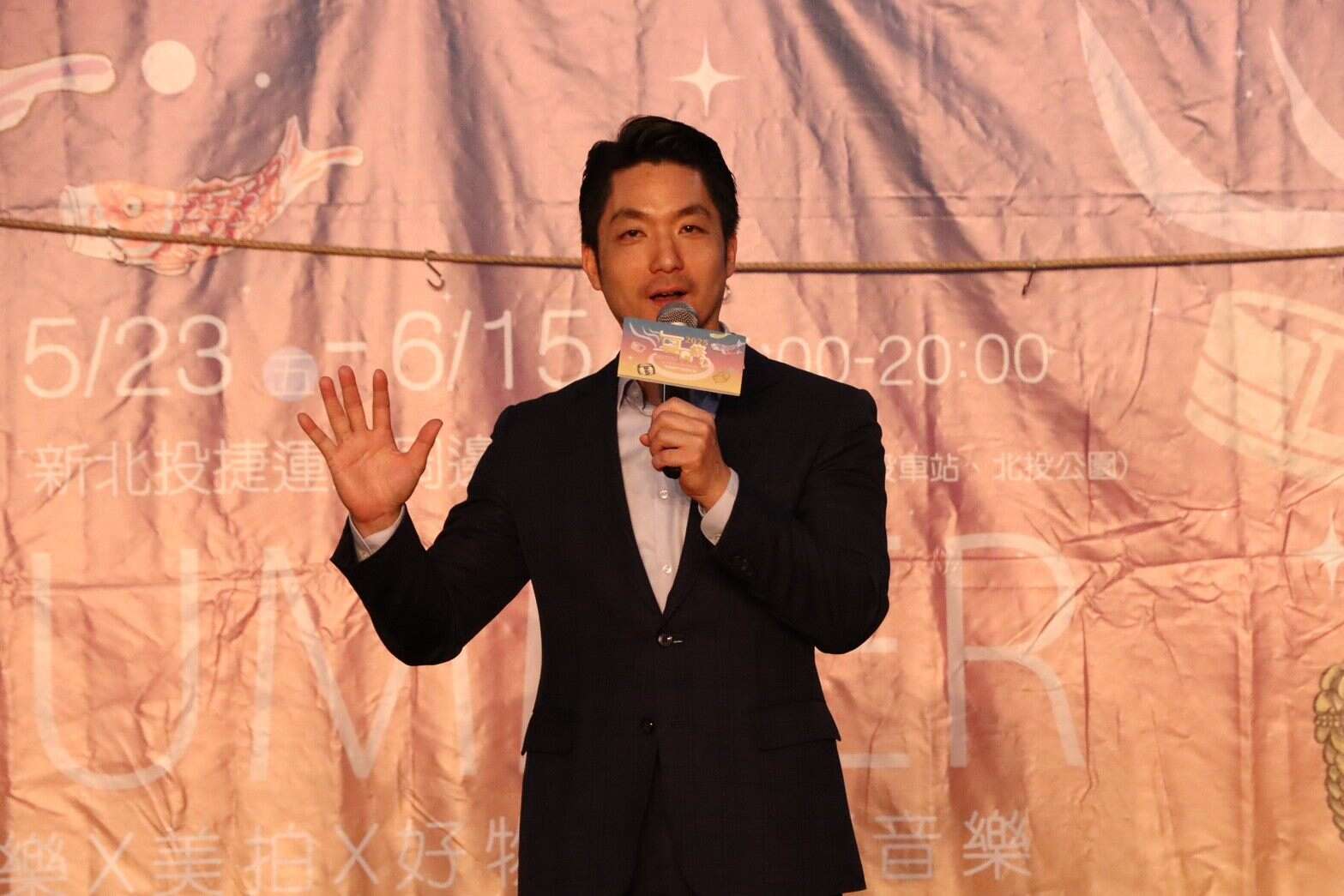 臺北市政府蔣萬安市長致詞(圖片來源：臺北市商業處)