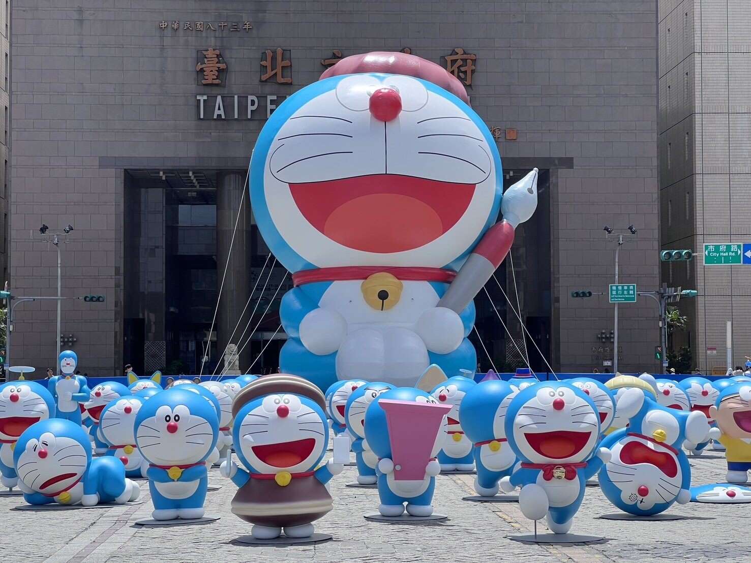 哆啦A夢為全球知名IP，不僅喚起世代共鳴，也帶動城市觀光新潮流(圖片來源：臺北市政府觀光傳播局